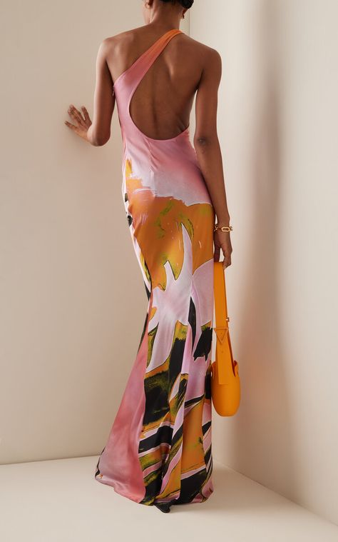 Louisa Ballou, Plunge Maxi Dress, Adidas X Wales Bonner, Wales Bonner, Silk Maxi, Dresses To Wear, Silk Maxi Dress, Adidas X, Mode Inspiration