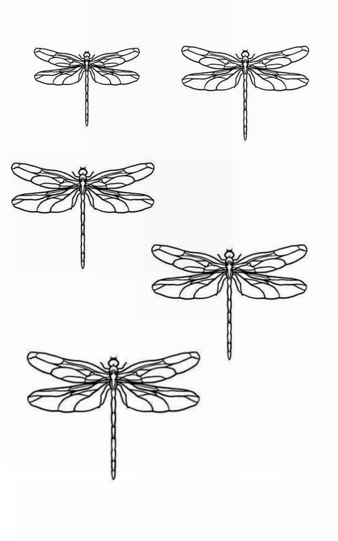 Dragonfly Tattoo Thick Lines, Dragon Fly Tattoo Stencil, Dragonfly Outline Tattoo, Dragon Fly Stencil, Dragon Fly Outline, Red Dragonfly Tattoo, Dragonfly Tattoo Stencil, Simple Line Work Tattoo, Dragonfly Stencil