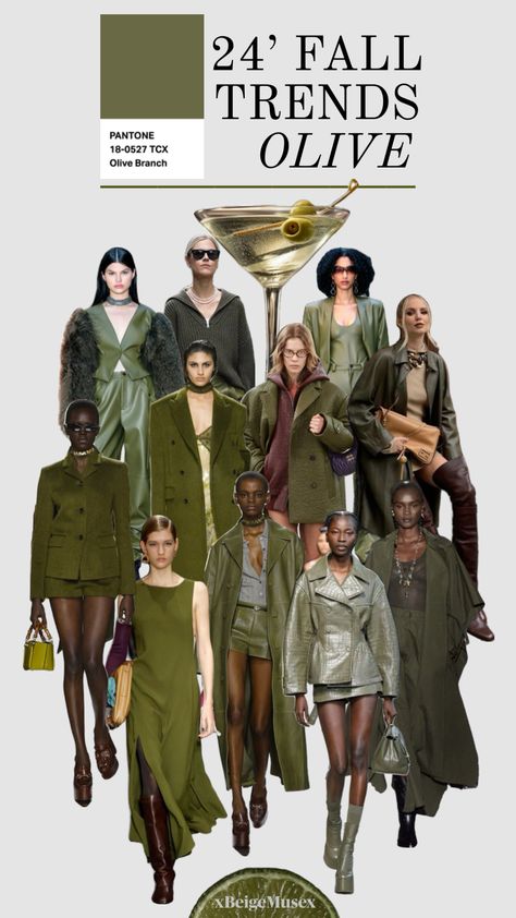 Olive green makes a bold return for Fall 2024, embodying a perfect blend of earthy elegance and urban sophistication. This versatile hue seamlessly complements warm autumn tones and adds a fresh, grounded touch to any wardrobe. From tailored coats to cozy knits, olive green is your go-to for effortlessly chic layers that transition beautifully from day to night. Embrace this trend to elevate your style with an understated yet impactful pop of color! Xx Green Outfit Fall, Olive Green Outfit, Presentation Slides Design, Autumn Tones, Hawaiian Birthday Party, Hawaiian Birthday, Slides Design, Tailored Coat, Green Outfit