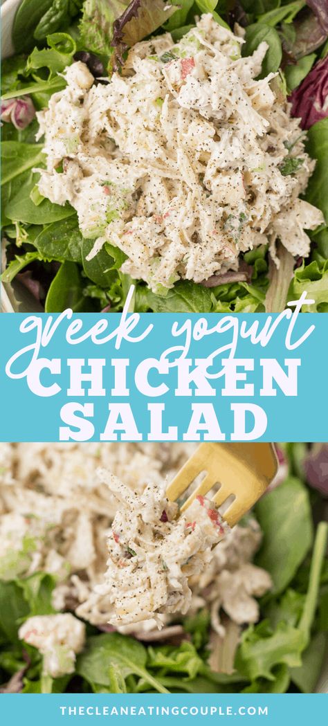 Greek Yogurt Chicken Salad, Yogurt Chicken Salad, Greek Yogurt Chicken, Greek Chicken Salad, Yogurt Chicken, Baking Powder Uses, Boiled Egg Diet Plan, Healthy Chicken Salad, Low Carb Diet Recipes