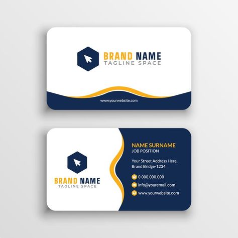 Modern creative and clean business card template design Business Card Design Templates, Clean Business Card, Unique Business Cards Design, Unique Business Card, Modern Business Cards Design, Naming Your Business, Visiting Card Design, Cleaning Business Cards, Business Card Design Creative