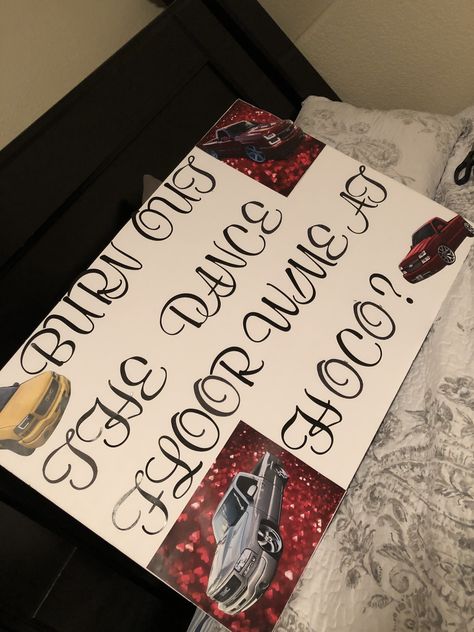 Takuache themed Car Theme Promposal, Hoco Posters For Boyfriend, Car Promposal Ideas Boyfriends, Mexican Hoco Proposals Ideas, Hoco Proposals Ideas For Him Cars, Car Themed Promposal Ideas, Car Themed Hoco Proposal, Car Homecoming Proposal, Sadies Poster Ideas Boyfriend