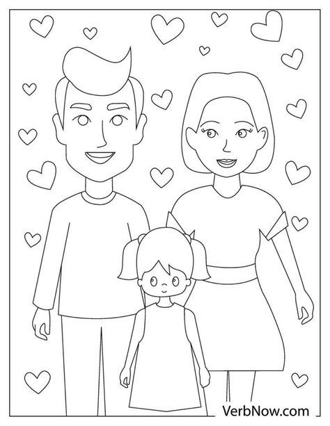 Family Coloring Pages For Kids, Cozy Treehouse, Cute Coloring Page, Candy Coloring Pages, The Importance Of Family, Family Coloring Pages, How To Teach Kids, Pumpkin Coloring Pages, Quality Family Time