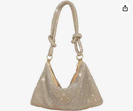 Outer Material: Rhinestones. Inner Material: Polyester Closure: Zipper Adjustable Strap Silver Clutch Purse, Festival Mode, Rhinestone Handbags, Wedding Handbag, Rhinestone Clutch, Silver Clutch, Metallic Look, Wedding Purse, Evening Handbag