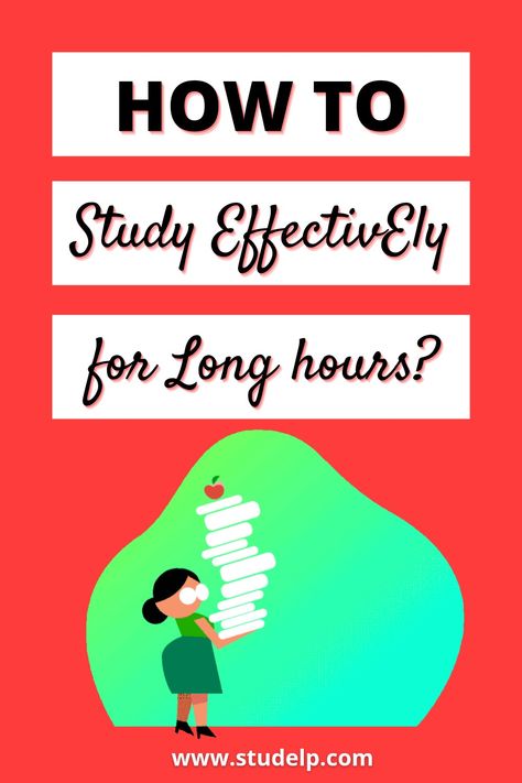 How to Study Effectively for Long hours? How To Study For Long Hours, Study For Long Hours, Can't Study, Study Effectively, Tired And Sleepy, Best Study Tips, Study Break, Pomodoro Technique, Getting Bored