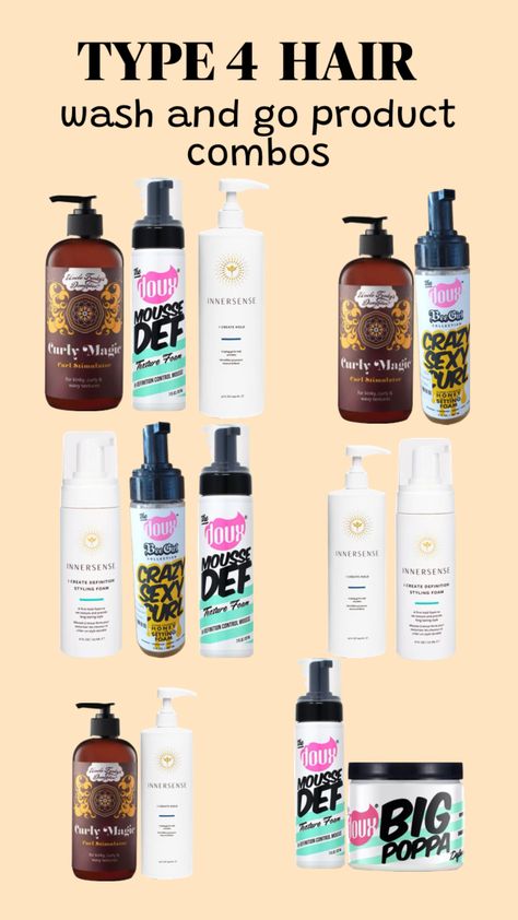 type 4 hair wash and go product combos #type4hair #type4 #blackgirl #kinkyhair #type4a #type4b #type4c Routine Tips, Type 4 Hair, Hair Wash, Wash And Go, Type 4, Hair Products, Hair Care, Hair, Hair Care Tips