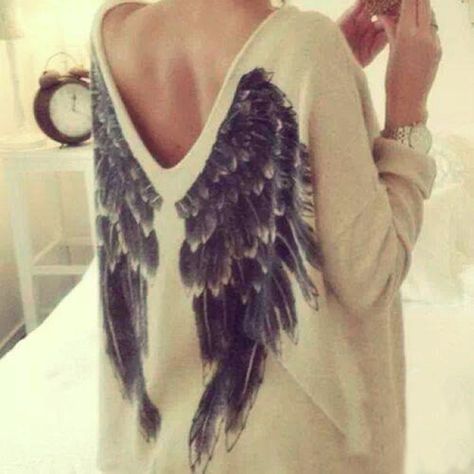 In Stock • $29.00 White Angel Wings, Rocker Girl, Pastel Outfit, Cooler Look, An Angel, Looks Style, Mode Inspiration, Street Styles, Fashion Clothes