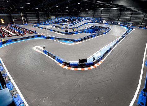 Naskart Racing  The world's largest indoor go-kart racetrack is hiding in Connecticut. Fast Go Karts, Indoor Go Kart Racing, Homemade Go Kart, Go Kart Tracks, Creative Kids Rooms, Indoor Track, Diy Go Kart, Go Kart Racing, Sports Center