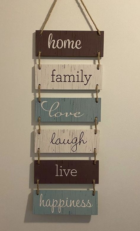 Looks cute and its a decent size too Wood Wall Decoration, Baby Wall Decor, Rustic Wall Hangings, Kids Room Wall Decals, Valentine Stickers, Wood Wall Decor, Wooden Decor, Hanging Wall, Family Love