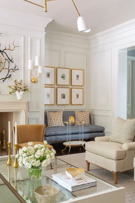 Prestwick Circle — Studio MH | Interiors & Architectural Design by Melissa Hall Simmons Master Living Room, Southern Home Magazine, Dining Room Decor Traditional, Traditional Home Magazine, Home Magazine, Southern Home, Spacious Living Room, Formal Living Rooms, House And Home Magazine