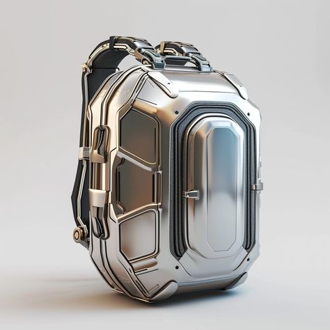 Midjourney Feed Cyberpunk Bag, Futuristic Backpack Concept Art, Cyberpunk Equipment, Futuristic Handbag, Net Runner Cyberpunk, Cyberpunk Bagpack, Cool New Gadgets, New Gadgets, Sport Bag