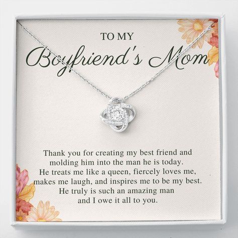 To My Boyfriends Mom, Future Mother In Law, Boyfriends Mom Gifts, Get A Girlfriend, Get A Boyfriend, Graduation Gifts For Her, Christmas Mom, Mom Necklace, Finding Love