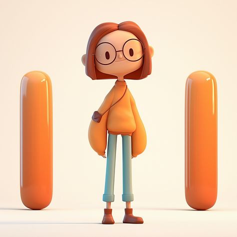 Hi Animation, Blender Character Design, Clay Snakes, Character And Background, Blender Character Modeling, Small Character, Blender Tips, Cute Human, Hard Surface Modeling