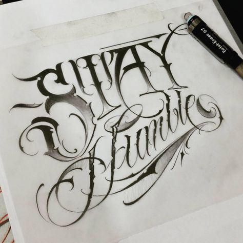 Sketch*** Stay Humble/ #customlettering #scriptkillas #lettering #loveletter #tatuaje #mfotattoo #script #type #typography… Chicano Script, Stay Humble Tattoo, Humble Tattoo, Chicano Tattoos Lettering, Graffiti Alphabet Styles, Tattoo Fonts Alphabet, Graffiti Lettering Alphabet, Tattoo Fonts Cursive, Chicano Lettering