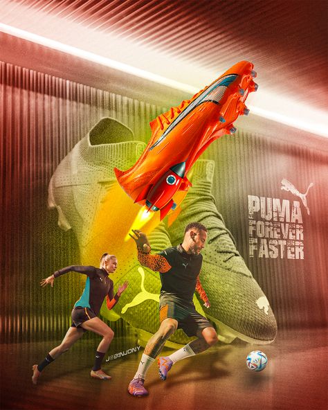 Puma Advertising Design Puma Advertising, Industrial Product Design, Advertisement Design, Industrial Product, Model Design, Creative Ads, Advertising Design, Design Design, Follow For More