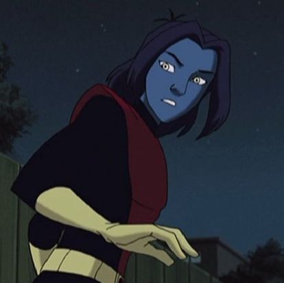 X Men Evolution Nightcrawler, Nightcrawler Xmen Evolution, Nightcrawler Icon, 2000s Characters, Nightcrawler Comic, Nightcrawler Xmen, Kurt Wagner, Marvel Cartoons, X Men Evolution