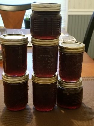 Jalapeno Jam Canning, Blueberry Pepper Jelly Recipe, Blueberry Jalapeno Jelly Recipe, Jalapeno Jelly Recipes, Jelly Food, Pepper Jam, Blueberry Jelly, Pepper Jelly Recipes, Jalapeno Jam