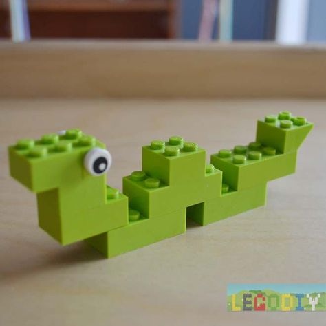 Simple Lego Builds Instructions, Lego Animals Easy, Easy Lego Builds For Kids, Easy Lego Builds, Lego Therapy, Lego Mindstorms Nxt, Easy Lego Creations, Lego Challenge, Lego Building Instructions