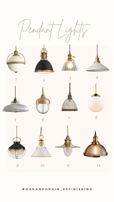 Traditional pendant lighting