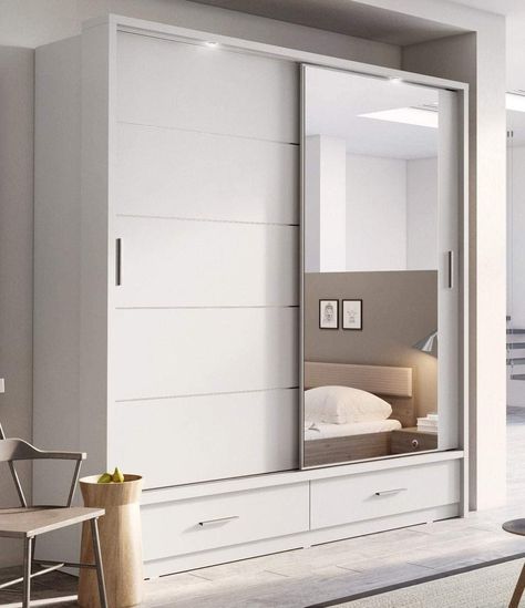 Sliding Wardrobe Design, 3 Door Sliding Wardrobe, Sliding Door Wardrobe Designs, Armoire Design, Sliding Door Wardrobe, Modern Cupboard, Wardrobe Interior, Modern Cupboard Design, Wardrobe Door Designs