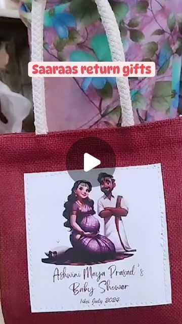 Baby Shower Return Gift Ideas, Thread Ceremony, Gifts Bags, Customised Gifts, Return Gifts, Viral Reels, Return Gift, Jute Bags, Gift Hampers