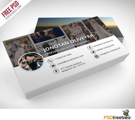 <p>Download Professional Photographer Business Card PSD Template Freebie. Simple, clean and modern Photographer Business card template. A business card, as part of photography branding, is critically important, especially while establishing your photography business. A business card makes your image, which in turn may pay off with tons of new clients. Therefore, you should put in an extra effort to make your business card stand out from the crowd.</p> <p>Professional Photographer Business Ca... Photography Visiting Card, Photographer Business Card Design, Photography Business Cards Template, Photographer Business Card Template, Business Card Stand, Business Card Template Psd, Photographer Business, Photographer Business Cards, Graphic Design Business Card