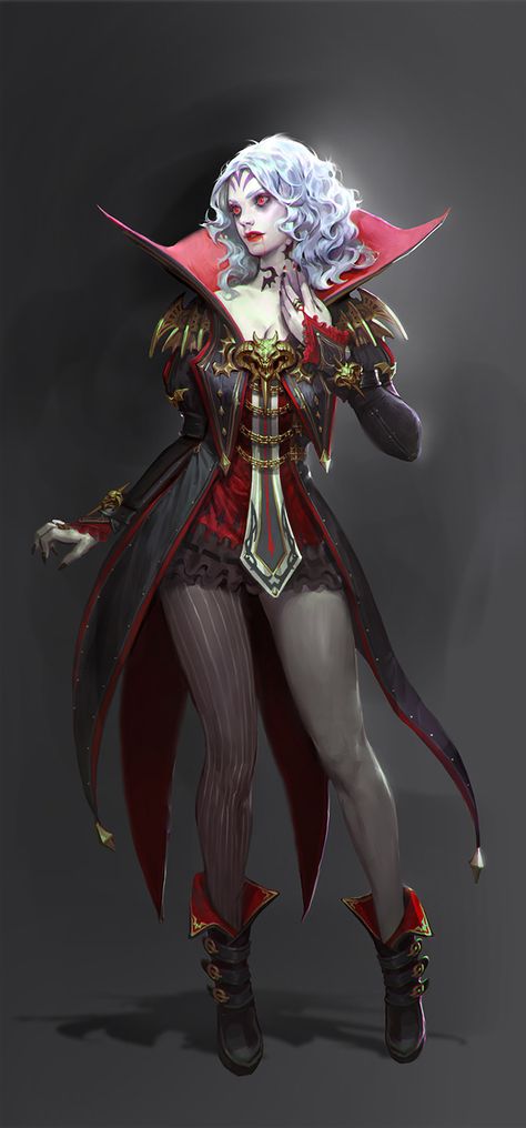 ArtStation - blade nare, Q - peng Art Studio Ghibli, Creature Fantasy, Fantasy Demon, Vampire Art, Albrecht Durer, Dnd Art, Fantasy Rpg, Fantasy Inspiration, Female Character Design