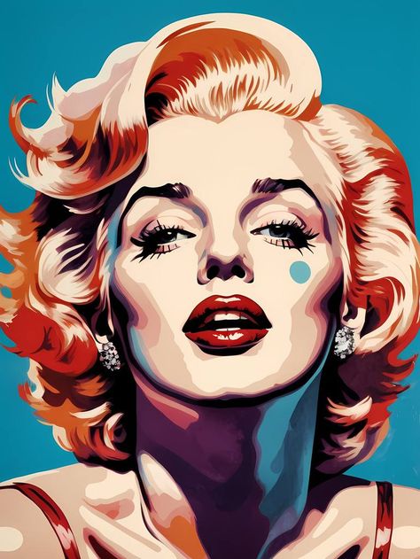 Saatchi Art is pleased to offer the artwork, "Marilyn Monroe Portrait Pop Art No.2," by Dmitry O, available for purchase at $370 USD. Original Digital: Algorithmic Art on Paper. Size is 36 H x 24 W x 0.1 in. Andy Warhol Prints, Marilyn Monroe Drawing, Pop Art Marilyn, Fauvist Art, Art Deco Portrait, Marilyn Monroe Pop Art, Marilyn Monroe Poster, Andy Warhol Pop Art, Andy Warhol Art