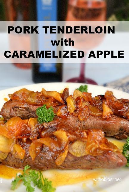 Sauce For Pork Tenderloin, Apple Pork Tenderloin, Baked Pork Tenderloin, Juicy Pork Tenderloin, Best Pork Recipe, Pork Loin Roast Recipes, Pork Sirloin, Pork Sauce, Apple Pork