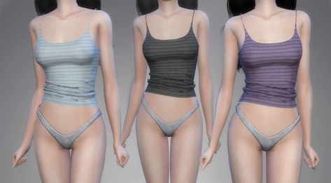 Tiny Tank Top - MunfoofS Sims 4 Cc Download Clothes, Sims 4 Loungewear, Sims Tops, Tiny Tank Top, Tiny Tank, The Sims 4 Packs, Sims 4 Cc Makeup, Sims 4 Body Mods, Tumblr Sims 4