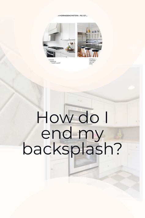 Is your kitchen backsplash overwhelming you? How about reading up on the most common asked questions about your kitchen backsplash before you start that project. #maplegroveinteriordesigner #minneapolisinteriordesigner #edinainteriordesigner Half Wall Kitchen Backsplash, Tile Behind Kitchen Hood, Backsplash On Open Wall, How High Should Kitchen Backsplash Go, Where To Put Backsplash In Kitchen, End Backsplash On Open Wall, Backsplash Ending Ideas Kitchen, Kitchen Backsplash Transition To Wall, Backsplash Kitchen Installation