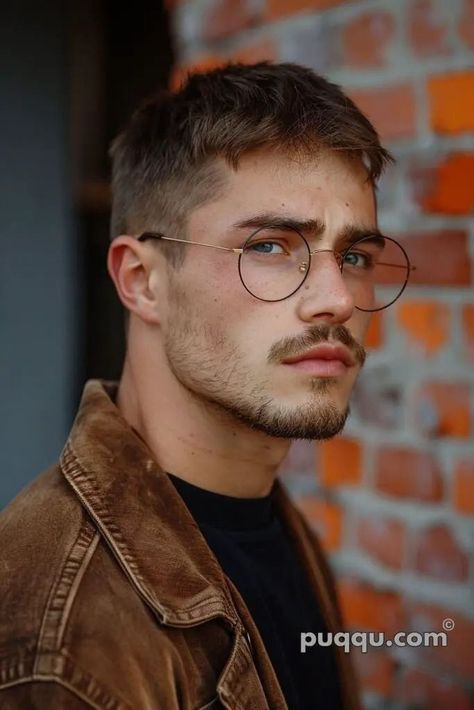 Short Haircuts For Guys, Haircuts For Guys, Top Haircuts For Men, Guys With Glasses, Stylish Mens Haircuts, Male Haircuts Curly, Hair Color Guide, Mens Haircuts Short Hair, Beard Styles Short