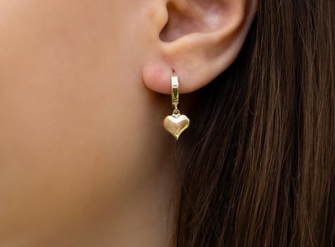 Add a touch of elegance to your jewelry collection with our 14K Gold Heart Drop Earrings. These minimalist heart drop earrings are perfect for daily wear, offering a stylish and sophisticated look that complements any outfit. Crafted from high-quality 14K gold, these earrings provide durability and a luxurious shine. Their lightweight design ensures comfort for all-day wear, making them an ideal accessory for any occasion. Whether you're dressing up for a special event or looking for a chic addi Jewelry For Girlfriend, Daily Love, Earring Minimalist, Minimalist Earring, Heart Earring, Heart Drop Earrings, Gold Earring, Drop Earring, Stylish Jewelry