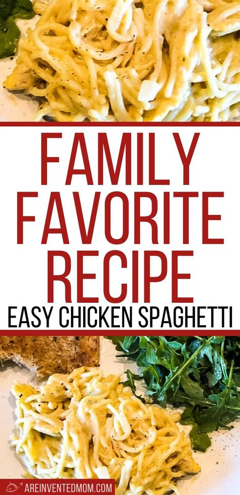 Different Spaghetti Ideas, Pantry Chicken Spaghetti, The Amazing Chicken Spaghetti, Chicken Spaghetti Rotisserie, How To Make Chicken Spaghetti Recipes, Spaghetti Noodles And Chicken Recipes, Chicken And Spaghetti Noodles Recipe, Chicken Spaghetti Recipe With Rotel Velveeta Pasta Casserole, Chicken And Spaghetti Casserole