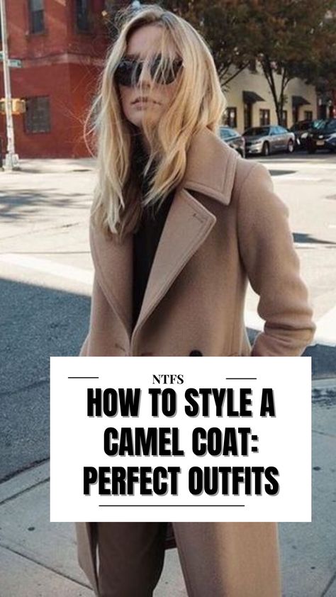 Camel Wool Coat Outfit, Womens Camel Coat, Camel Coat Outfit Winter Style, Peacoat Womens Outfit, Camel Winter Coat, Peacoat Outfit, Camel Coat Outfit Casual, Wool Coat Outfit, Essentials Outfit