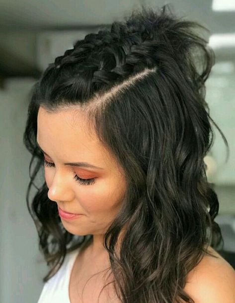 Semi Formal Hairstyles, Formal Hairstyles For Short Hair, Ponytail Hairstyles Easy, Short Homecoming Hair, Ball Hairstyles, Long To Short Hair, Prom Hairstyles For Short Hair, Hoco Hairstyles, Dance Hairstyles