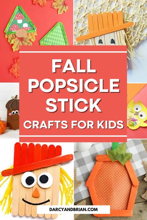 Fall is the perfect time for kids to unleash their creativity through popsicle stick crafts. These adorable and easy popsicle stick crafts are great for little ones to work on fine motor skills, hand-eye coordination, and following instructions. From scarecrows and pumpkins to owls and turkeys, there are endless possibilities for fall-themed popsicle stick crafts. Get ready to have some fun with your little ones as you create these cute autumn decorations together! Fall Kids Crafts Popsicle Sticks, Popsicle Stick Fall Crafts For Kids, Popsicle Fall Crafts, Craft Sticks Ideas For Adults, Easy Carnival Crafts, Fall Craft With Popsicle Sticks, Simple Fall Crafts For Kindergarten, Thanksgiving Crafts With Popsicle Sticks For Kids, Popsicle Stick Crafts For Preschoolers