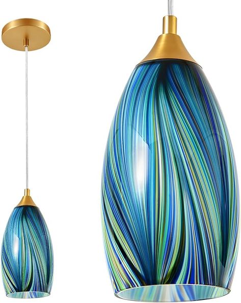 Blue Pendant Lights, Pendant Lights Kitchen Island, Lights Kitchen Island, Blue Pendant Light, Pendant Lights Kitchen, Glass Pendant Ceiling Light, Blown Glass Pendant Light, Glass Ceiling Pendant, Lights Kitchen