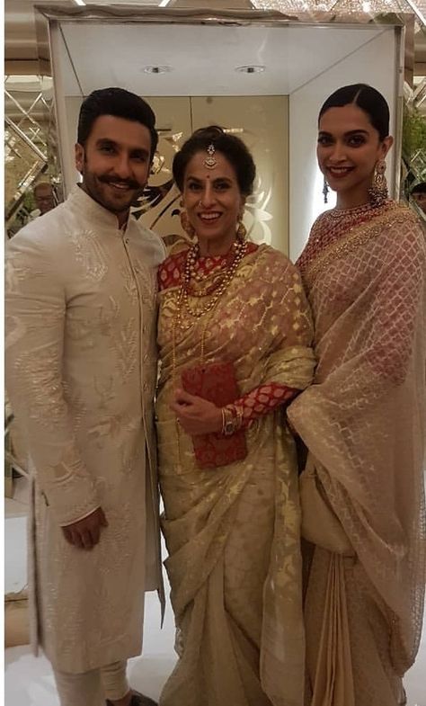 Deepika Padukone And Ranveer Singh, Isha Ambani, Skin Photography, Braided Dress, Groom Dress Men, Deepika Padukone Style, Wedding Dress Men, Wedding Of The Year, Indian Saree Blouse