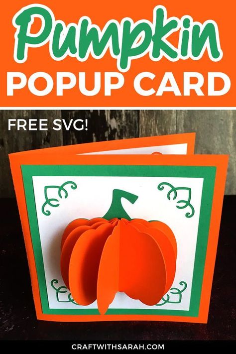 Pop Up Pumpkin Card, Diy Halloween Cards Handmade, Halloween Pop Up Cards, Halloween Cards Diy, Pumpkin Invitation, Simple Cards Handmade, Halloween Cards Handmade, Craft Board, Easy Handmade