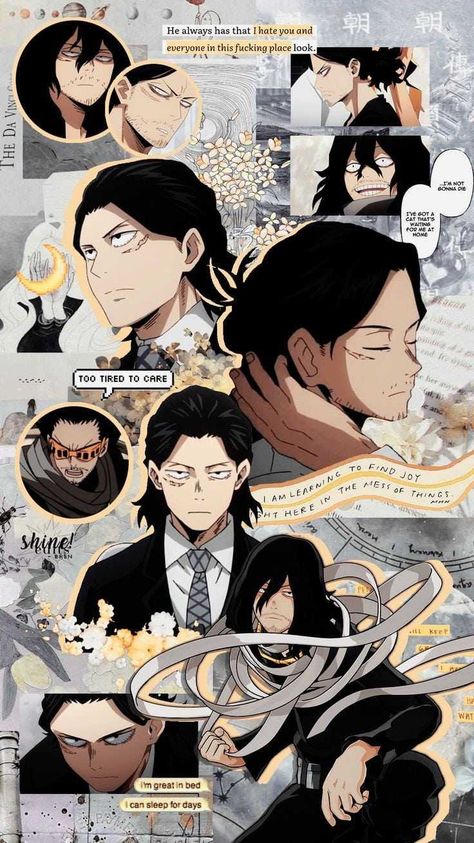 Mr Aizawa Wallpaper, Aizawa Wallpaper, Anime Sensei, My Hero Academia Eraserhead, Shota Aizawa, Hot Fan, Shouta Aizawa, Academia Wallpaper, Anime Wallpaper Phone