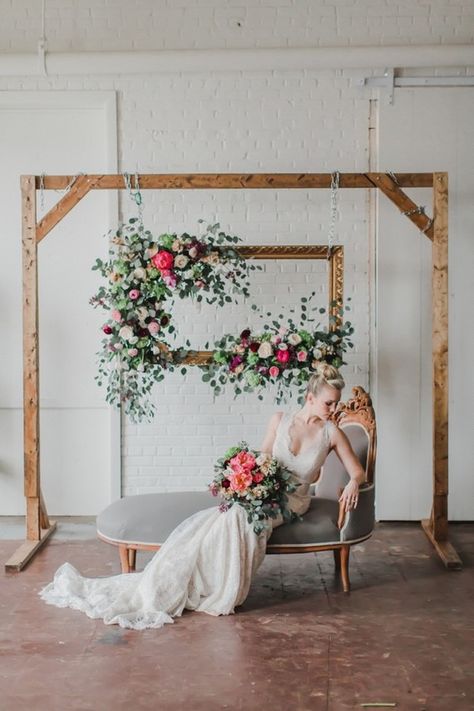 Peony-inspired floral wedding inspiration Floral Wedding Inspiration, Wedding Photo Booth Props, Milwaukee Wedding, Enchanted Wedding, Wedding Photo Booth, Wisconsin Wedding, Foto Poses, Photo Booth Backdrop, Ceremony Backdrop