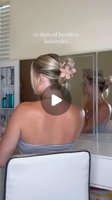 Alyssa Thrash on Instagram: "Day 6 of 12 days of heatless hairstyles!! One of my favorite claw clip hacks for short hair!!" Clip Hacks For Short Hair, Hacks For Short Hair, Claw Clip For Short Hair, Claw Clip Hacks, Claw Clip Hairstyles Short Hair, Clip Hacks, Clip Hairstyles, Heatless Hairstyles, Day 6