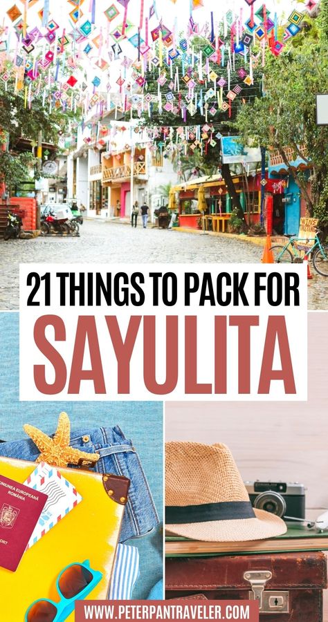 21 Things to Pack for Sayulita Sayulita Mexico Outfits, Sayulita Mexico Hotels, What To Wear In Mexico, Mexico Beach Outfits, Mexico Life, Mexico Packing List, Best Beaches In Mexico, Mexico Outfits, Things To Pack