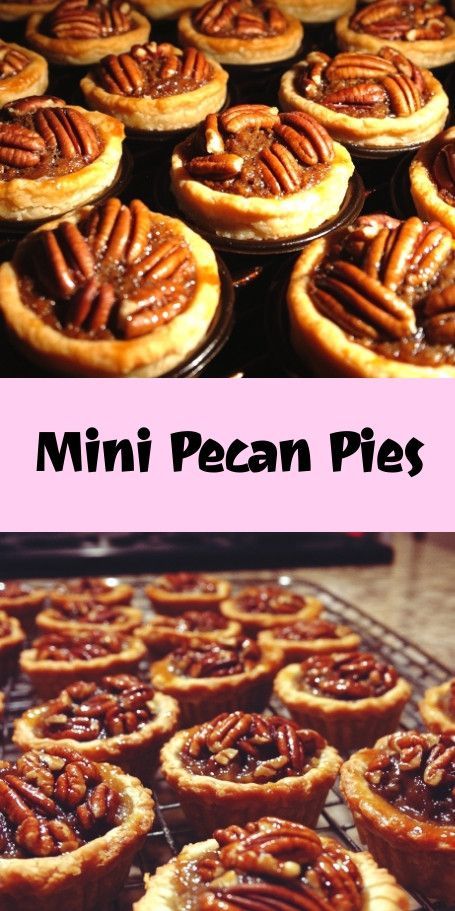 Autumn Delight Mini Pecan Pies | Indulge in these buttery, bite-sized treats capturing the essence of fall! Perfect for gatherings or cozy afternoons, this easy recipe features a rich pecan filling and flaky crust. Get ready to savor the flavors of the season! :fallen_leaf::pie: #autumnbaking #pecanpies #fallrecipes #minidesserts Pecan Pie Bites Easy, Bite Size Pecan Pie, Mini Pecan Pie Recipes, Pecan Pie Tarts, Pecan Pie Bites, Mini Pie Crust, Pecan Filling, Pumpkin Tarts, Pecan Pie Easy