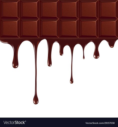 Melted chocolate dripping on white background vector image Drippy Wallpapers, Chocolate Dripping, Chocolate Font, Cookies Branding, Chocolate Photos, Famous Chocolate, Lilo And Stitch Drawings, Stitch Drawing, Chocolate Design