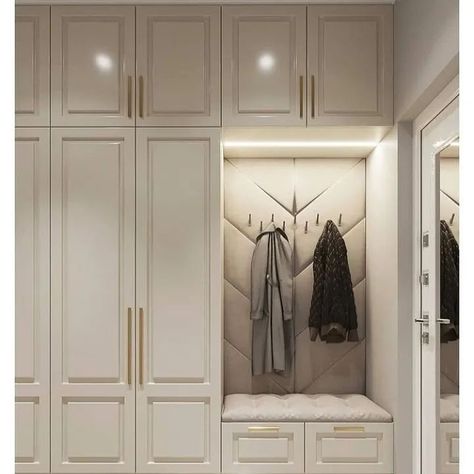 Paper Room Decor, Mudroom Remodel, Bedroom Built In Wardrobe, Home Hall Design, Wardrobe Design Bedroom, Home Entrance Decor, Home Design Living Room, Dressing Room Design, Home Design Decor