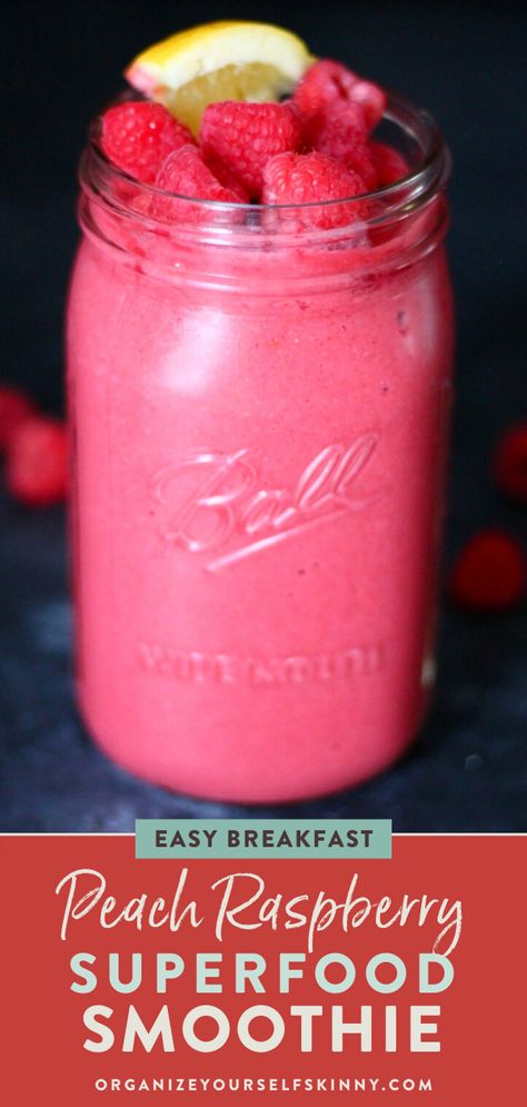 Mango And Raspberry Smoothie, Banana Raspberry Smoothie, Banana And Raspberry Smoothie, Raspberry Peach Smoothie, Raspberry Protein Smoothie, Easy Smoothie Recipe, Raspberry Smoothie Recipes, Smoothie Easy, Honey Cakes