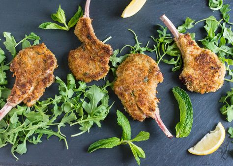 Lamb Cutlets Recipe, Lamb Chops Recipe, Lamb Cutlets, Salsa Verde Recipe, Aldi Recipes, Lamb Chop Recipes, Grilled Zucchini, Chops Recipe, Lamb Recipes