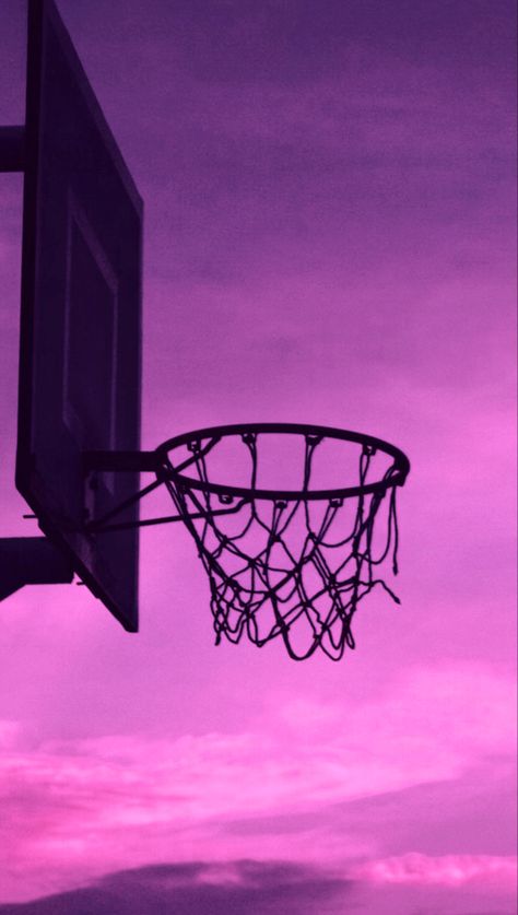 Purple Basketball Aesthetic Wallpaper, Purple Basketball Aesthetic, Streetball Aesthetic, Cool Basketball Wallpapers, Purple Basketball, Basketball Wallpapers, Basketball Background, Pink Basketball, Jordan Logo Wallpaper